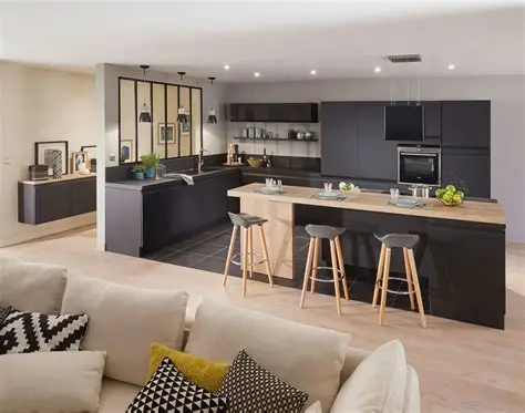 Cuisine moderne et aménagement intérieur