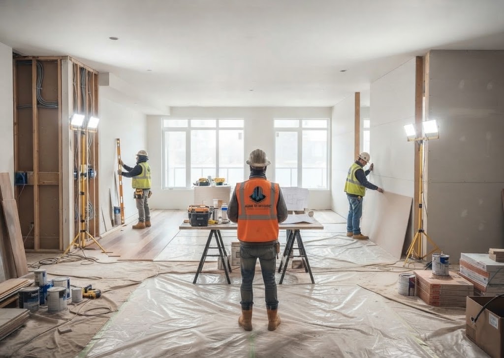 Les professionnels ADAM BÂTIMENT sur chantier